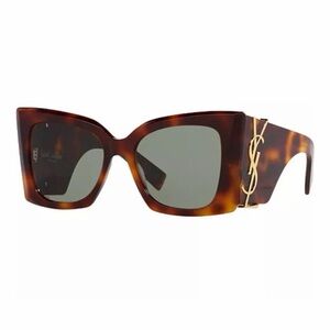 Saint Laurent YSL Blaze M119 Oversized Tortoise Cat Eye Sunglasses